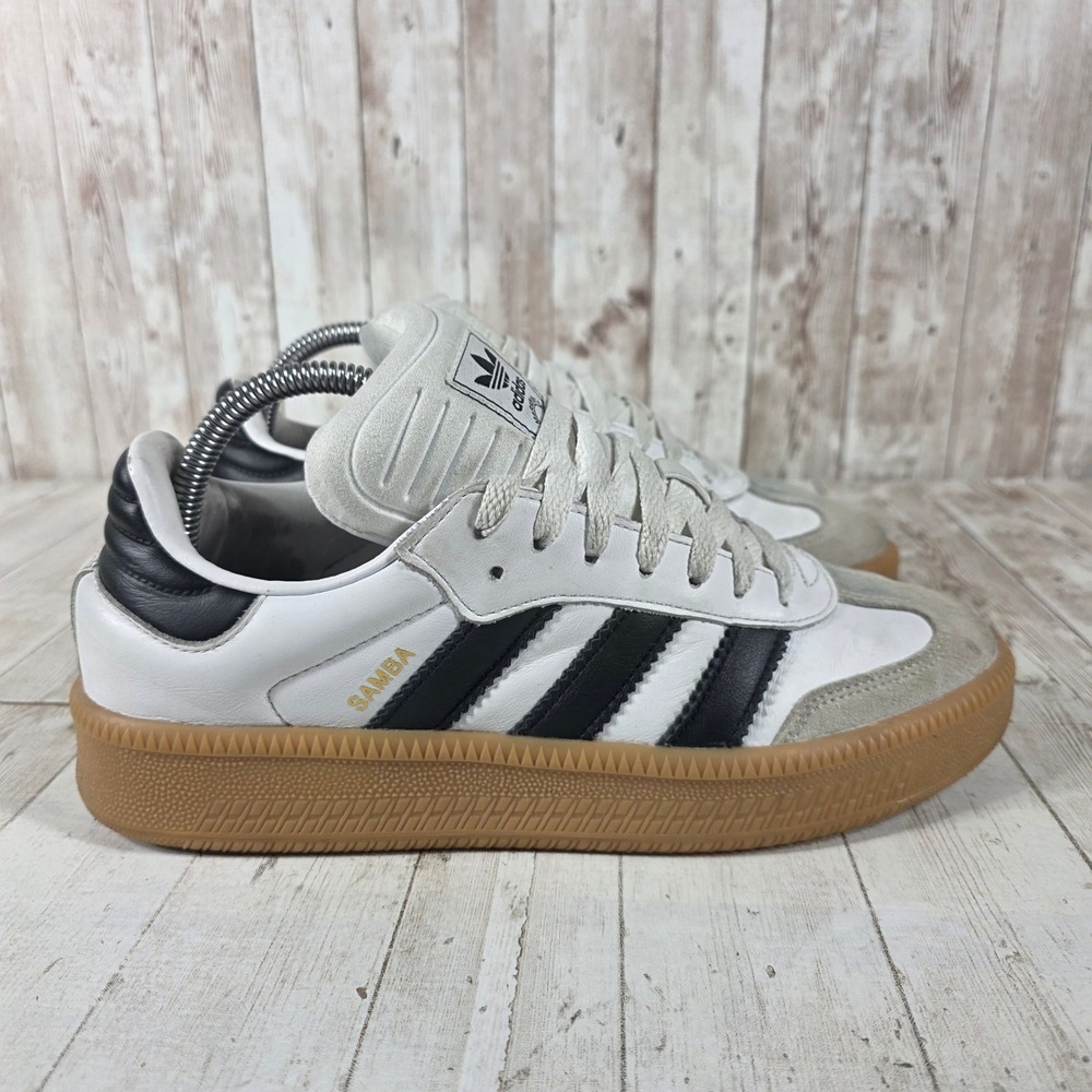 Adidas Samba Sambarose Womens White Black Gum Platform Sneakers IE1377 Size 7